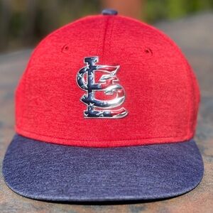St. Louis Cardinals New Era MLB 4th of July Fitted Hat~ Red
